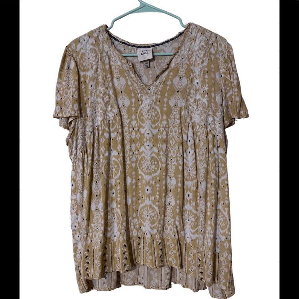 XXL Knox Rose Boho Blouse